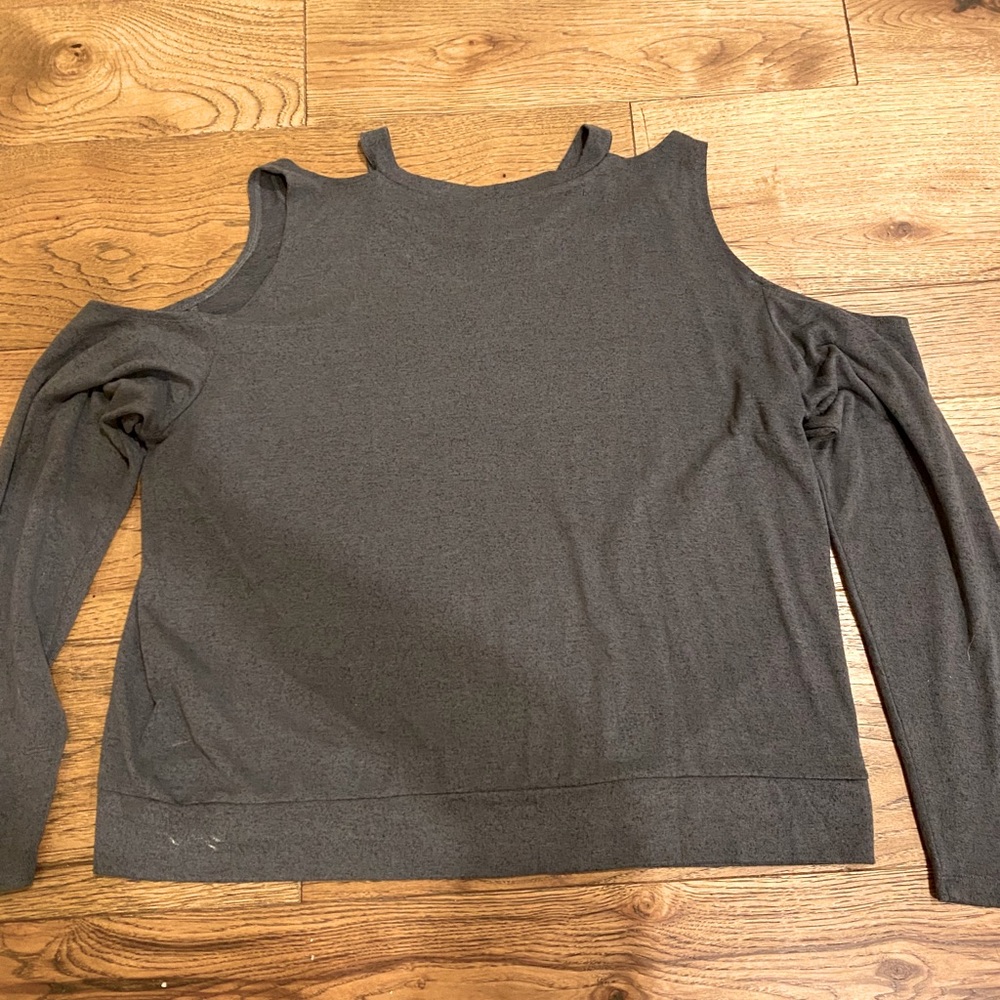 Good American Cold Shoulder Sweater